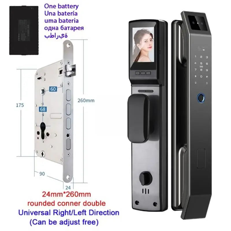 3D Face Recognition Unlock Digital Door Lock