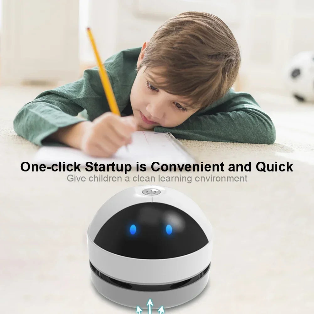 Wireless Mini Desktop Vacuum Cleaner