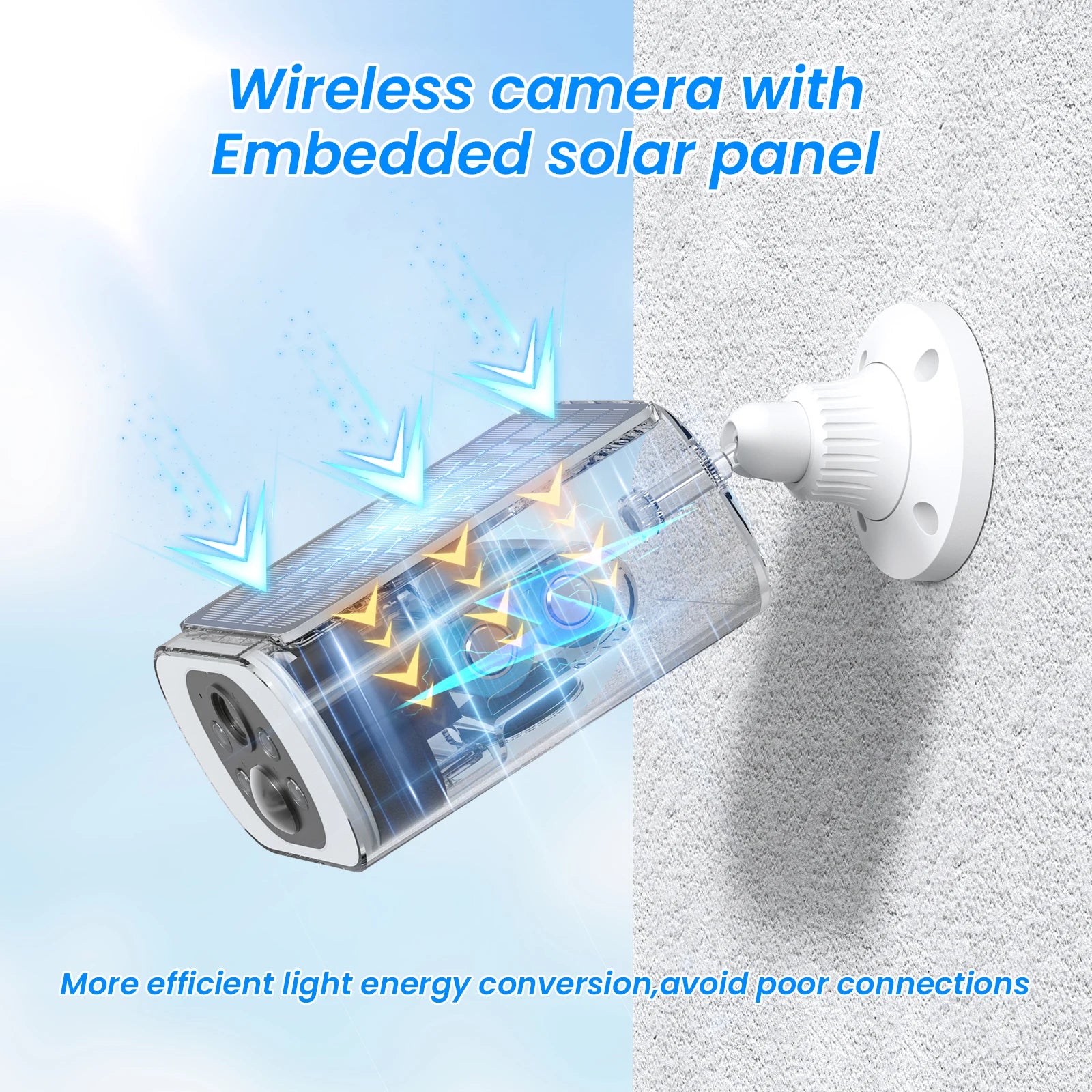 5MP 2K Wireless Solar Security Camera