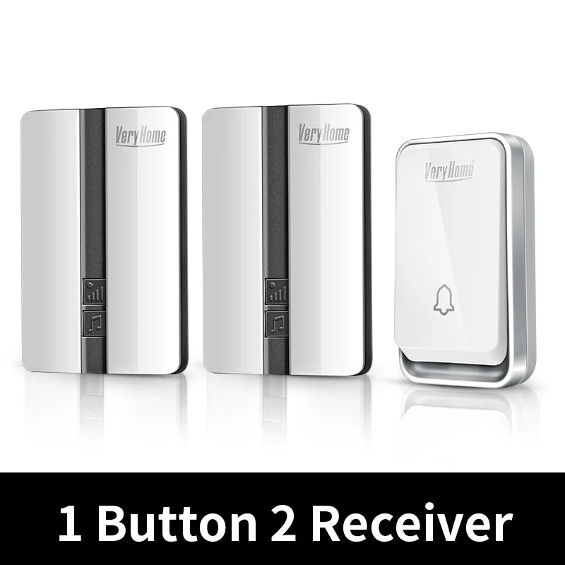 Wireless Waterproof Self-Powered Button Smart Doorbell