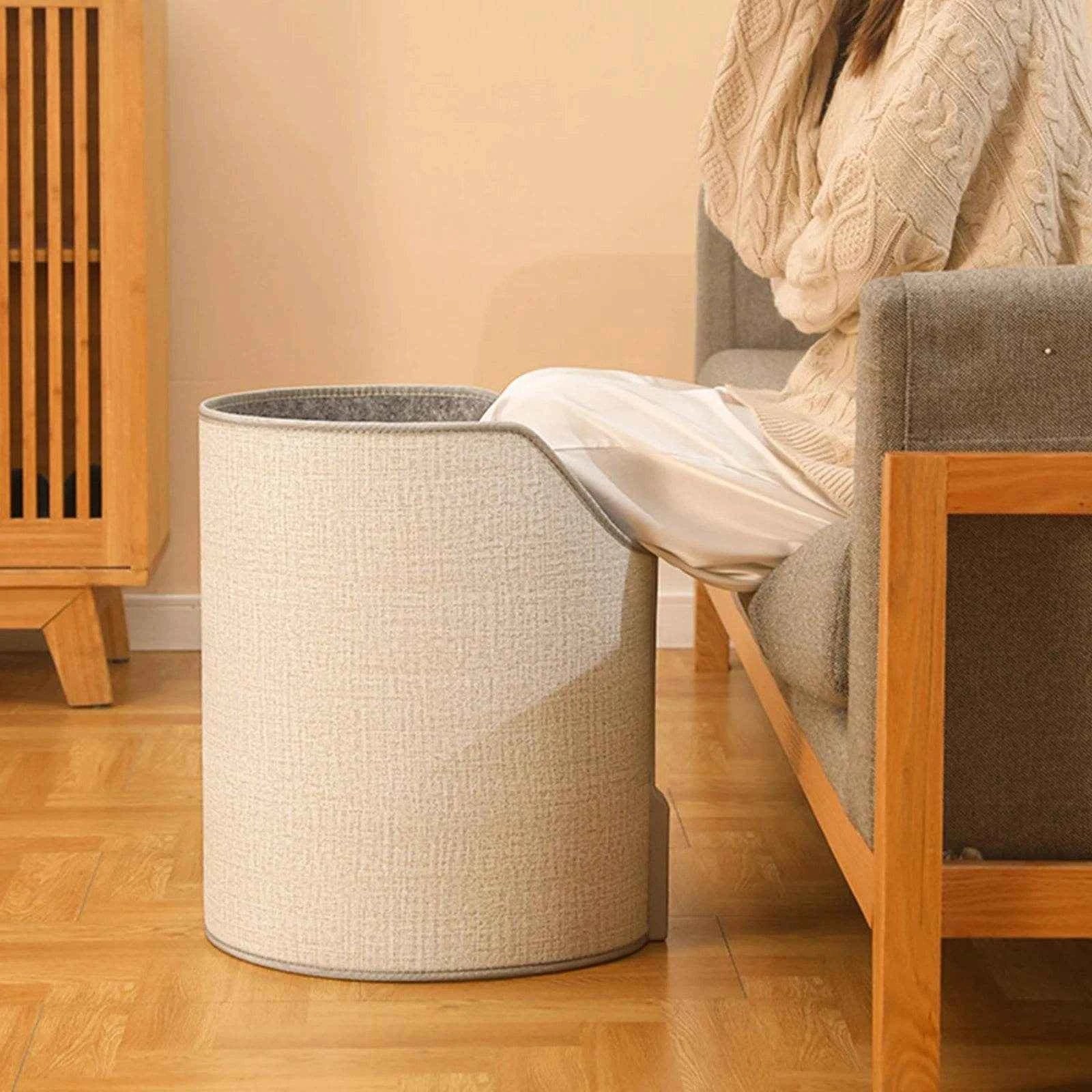 Folding Electric Feet Heater – Portable Far Infrared Under-Table Warmer for Home & Office