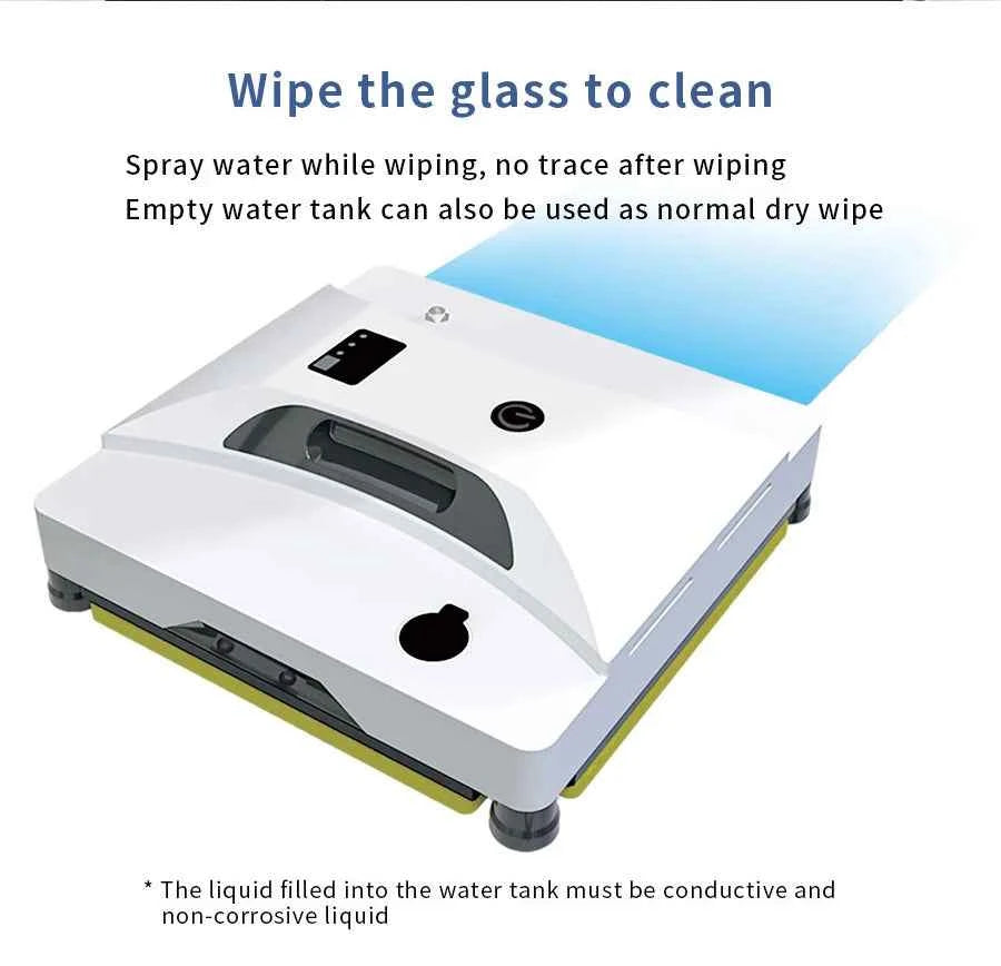 Intelligent Water Window Cleaning Robot Home Automatic Electric Remote Control to Clean Glass Windows