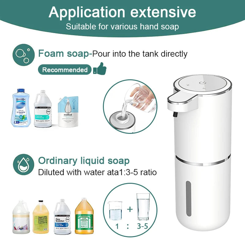 USB Wall Mounted Smart Display Soap Dispenser