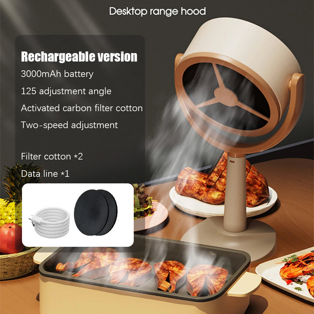 Portable USB Charging Hood Extractor