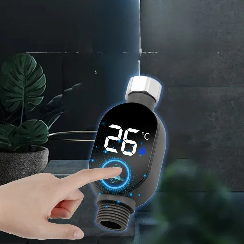 Smart LED Thermometer Shower Faucet