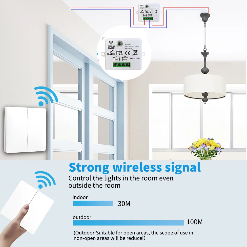 Smart Home Wireless Light Switch