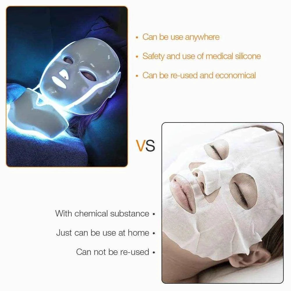 7-Color LED Facial & Neck Mask