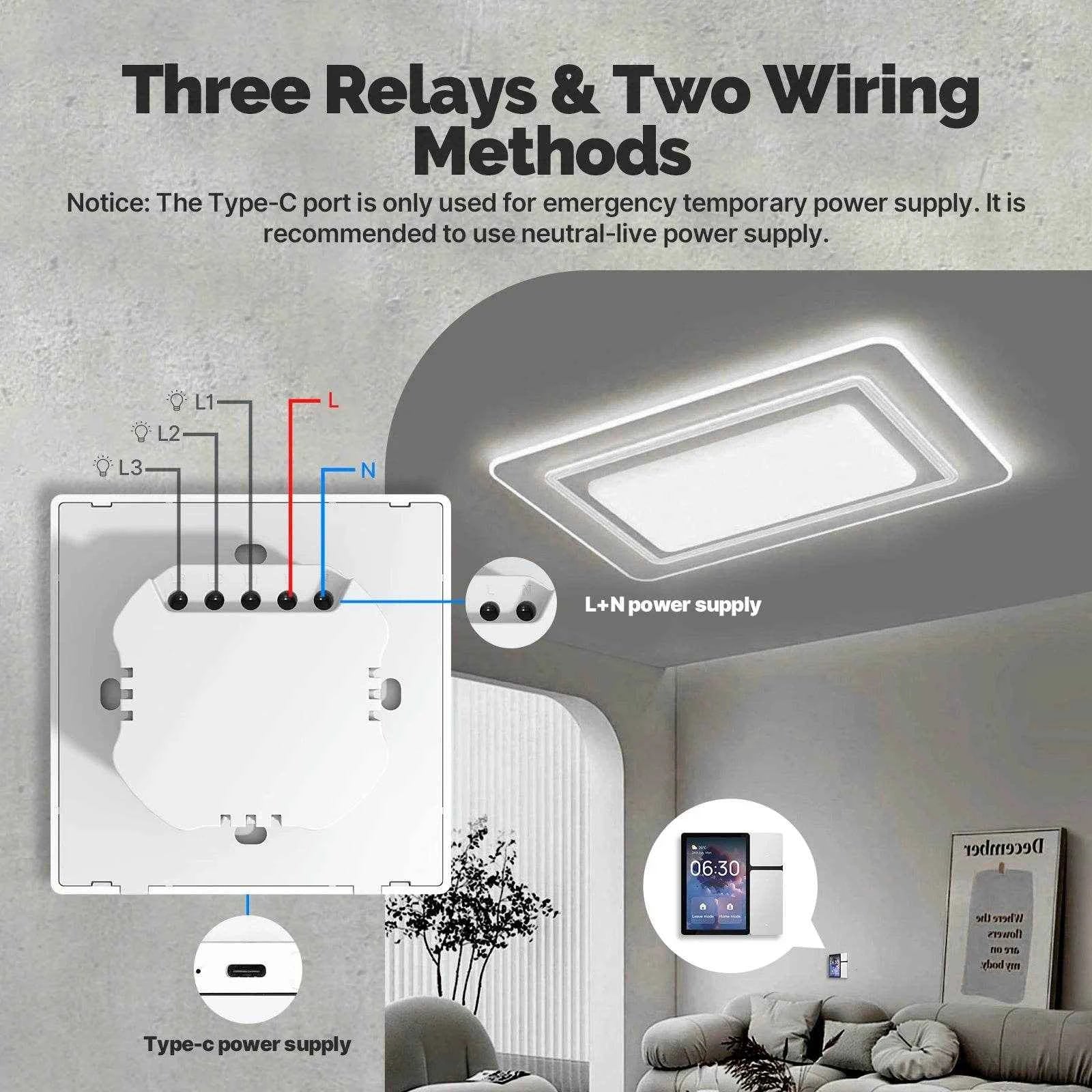 MOES Tuya WiFi Smart Control Panel