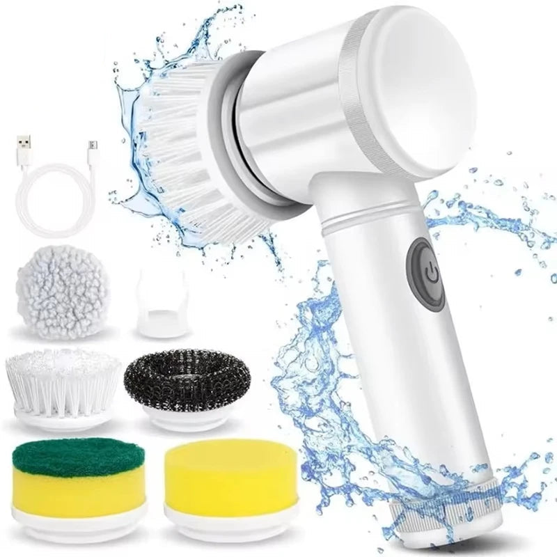 Electric Replaceable Spin Scrubber Brush