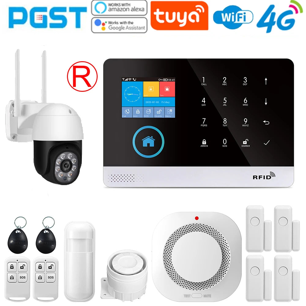 4G Home Wi-Fi Intelligent Alarm System