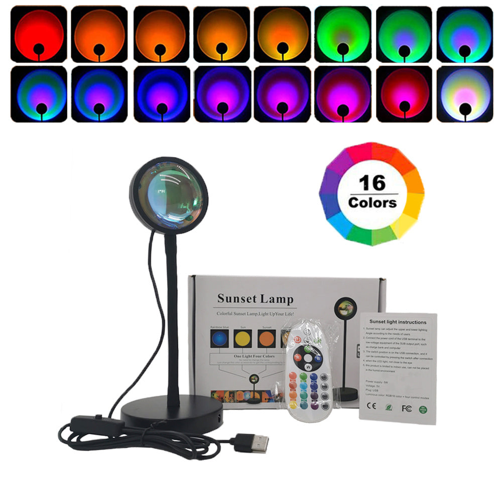 USB Rainbow Projection Lamp