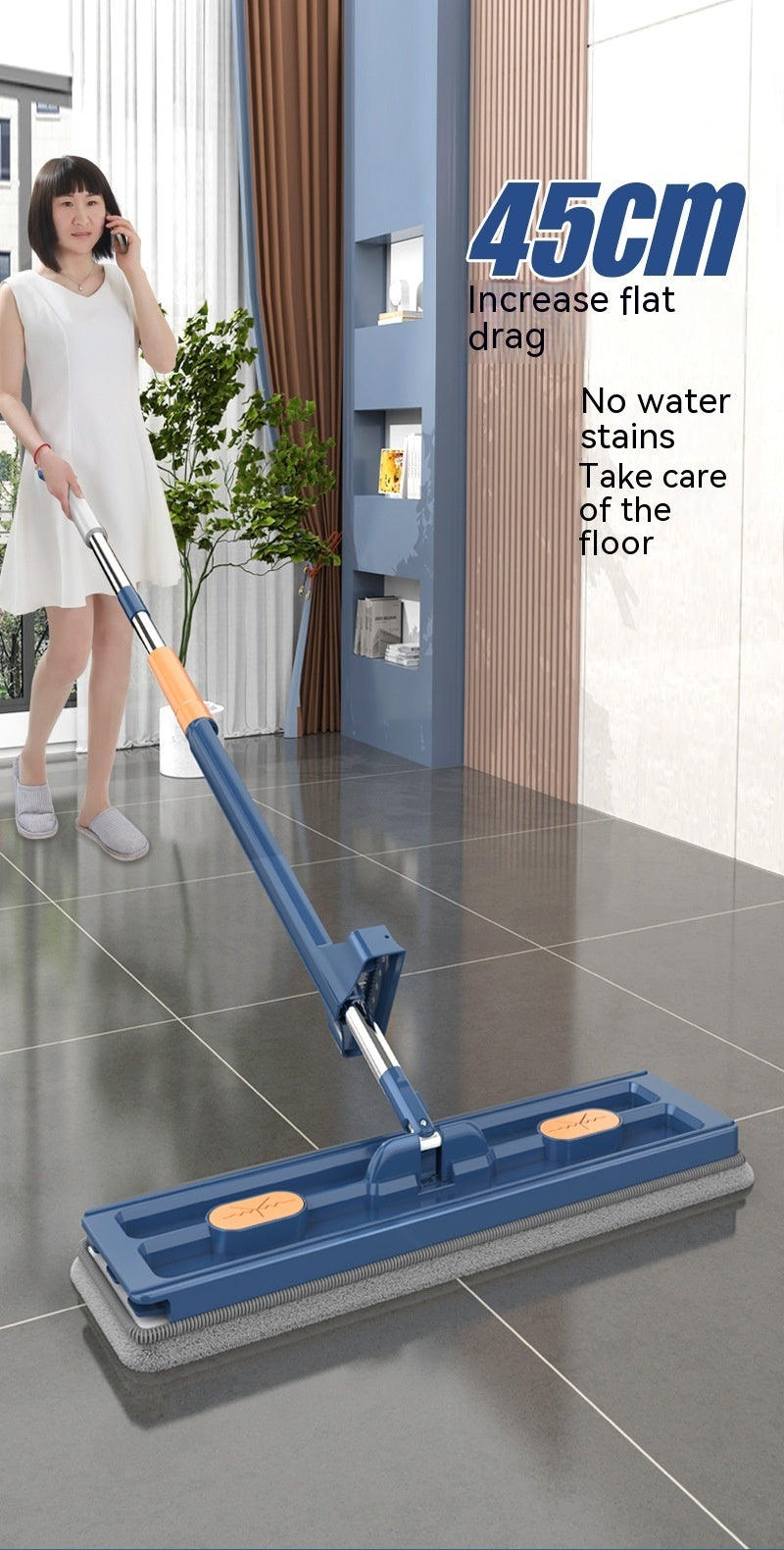 New Style Large 360° Rotating Flat Mop
