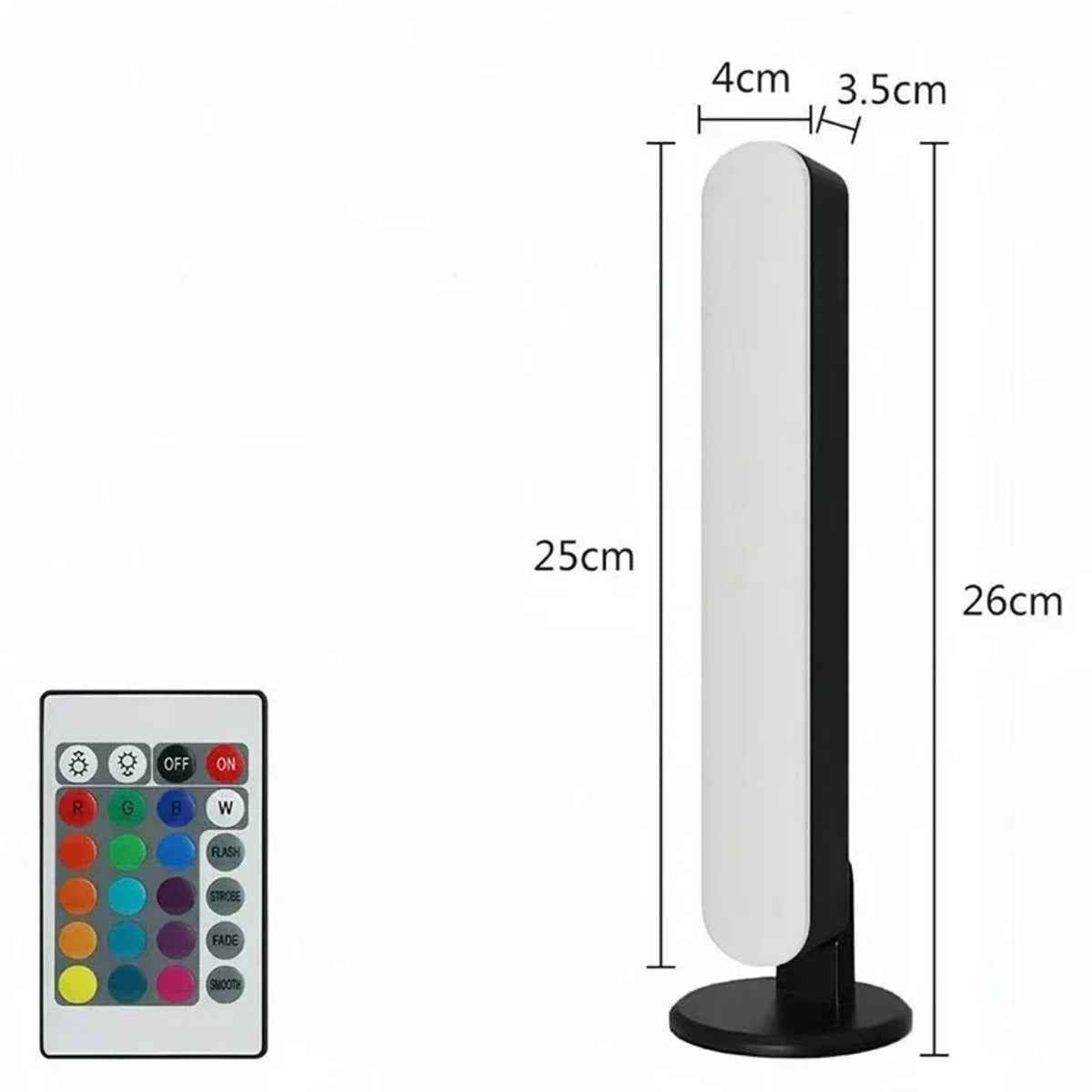 RGB Pickup Light Music Rhythm Lights Upgraded USB Rechargeable Model Christmas Decoration Desktop RGB Light Bar Music Rhythm